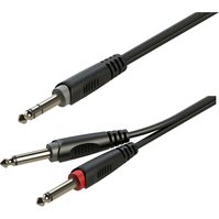 Kabel audio J 6,3 ST / J 6,3 M 2x ROXTONE