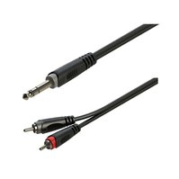 Kabel audio J 6,3 ST / RCA 2x ROXTONE