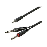 Kabel audio J 3,5 ST / J 6,3  2x ROXTONE