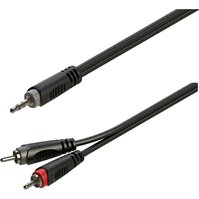 Kabel audio J 3,5 ST / RCA 2x ROXTONE