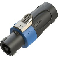 Konektor repro (Speakon 4 pin) modrý ROXTONE