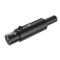 Konektor Mini XLR F  ROXTONE RMX3F-B černý